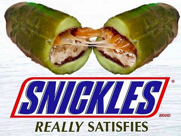 6. Ну а этот сникерс уж точно удовлетворит вкусовые рецепторы даже самого искушённого гурмана 👍