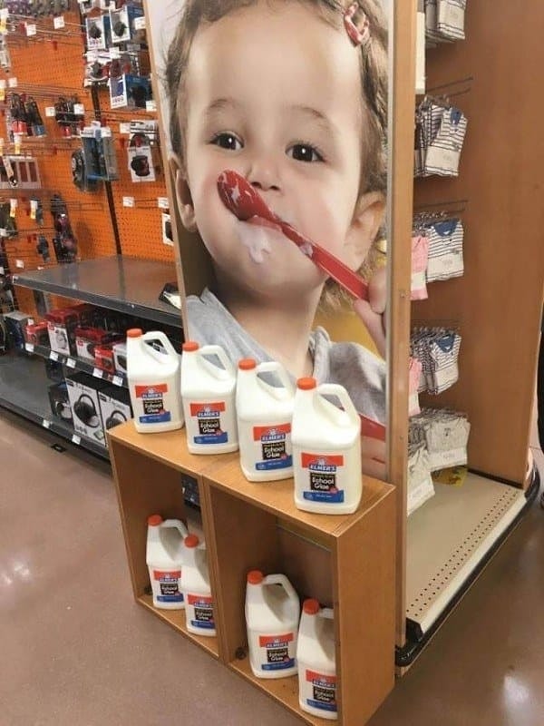 17. Это реклама клея, друзья...