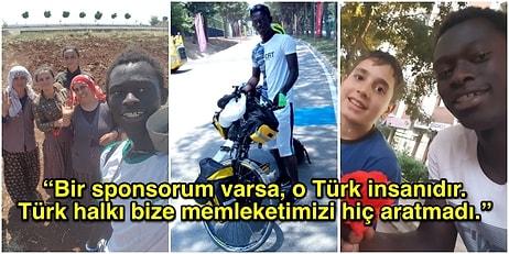 Cami Cemaatinin Aldığı Bisikletle Türkiye Turuna Çıkan ve Türklerin Siyahilere Yaklaşımlarını Esprili Diliyle Paylaşan Senegalli Musti