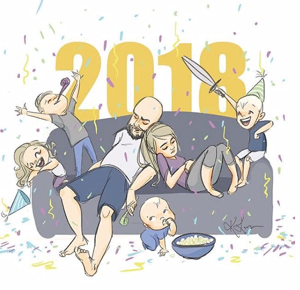 3. Новый год в многодетной семье