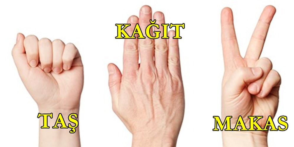 Toplanın! Bilim İnsanları Taş-Kağıt-Makas Oyununda Nasıl Yenebileceğinizi Açıkladı!