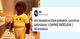 Fenerbahçe'nin Yeni Transferi Yatınca Yüzünde Boyayla Kalakalan Minik Taraftar