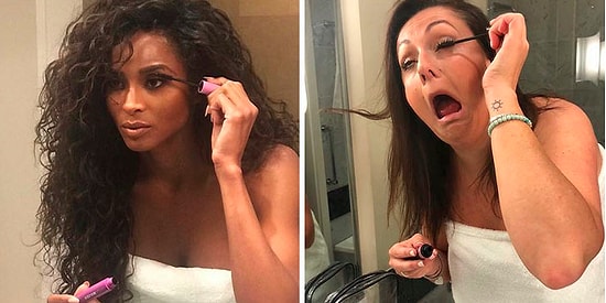 Селеста Барбер продолжает пародировать знаменитые фото звезд, показывая, как бы они выглядели в реальной жизни