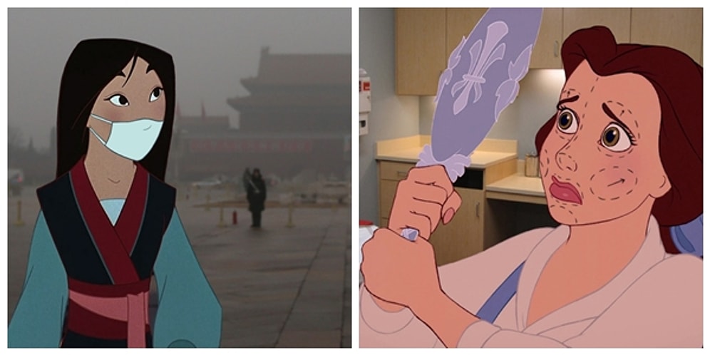 Dünyamızın Problemlerini Disney Dünyası İçinde Yansıtan Sanatçının Yaptığı Birbirinden Şaşırtıcı İllüstrasyonlar