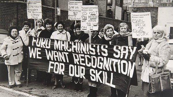 7 Haziran 1968: “Eşit İşe Eşit Ücret” İçin Londra’da Ford Dagenham Fabrikasındaki Kadınlar Grevde!