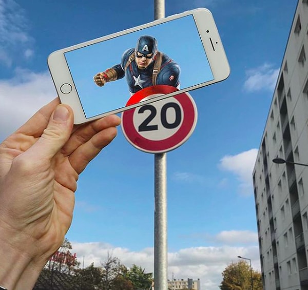 15. Даже если ты Капитан Америка, не стоит забывать об ограничении скорости...