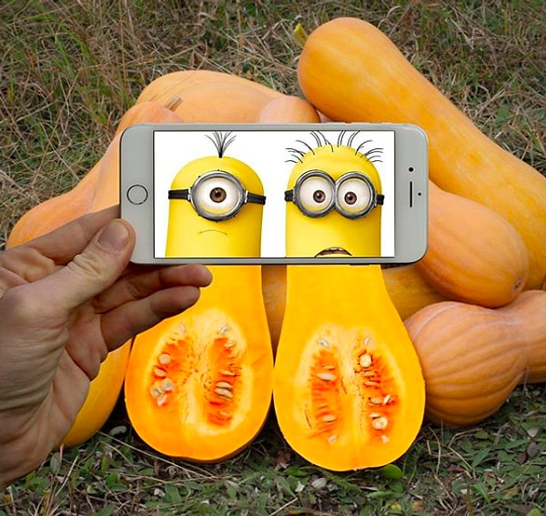 20. Миньоны и тыква ☺️