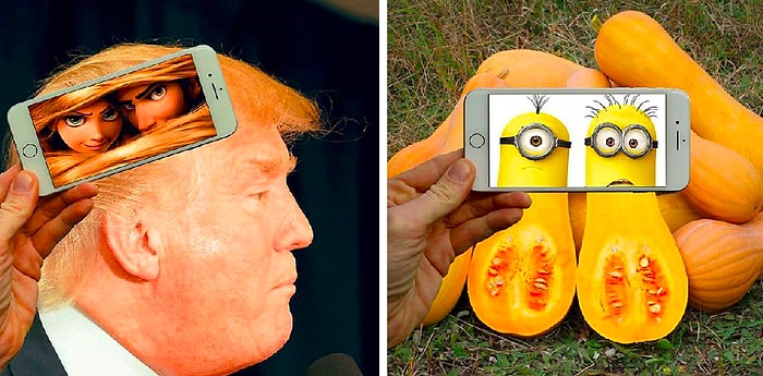 Фотограф перемещает персонажей фильмов и мультиков в реальную жизнь, используя лишь только свой смартфон