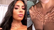Yine Çılgınlık! Kim Kardashian ve Chrissy Teigen'in Cilt Kabartmalı İlginç Takıları