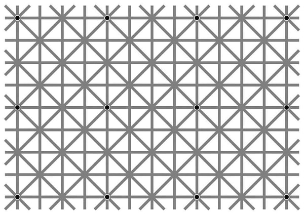 4. Сколько черных точек на этой картинке?