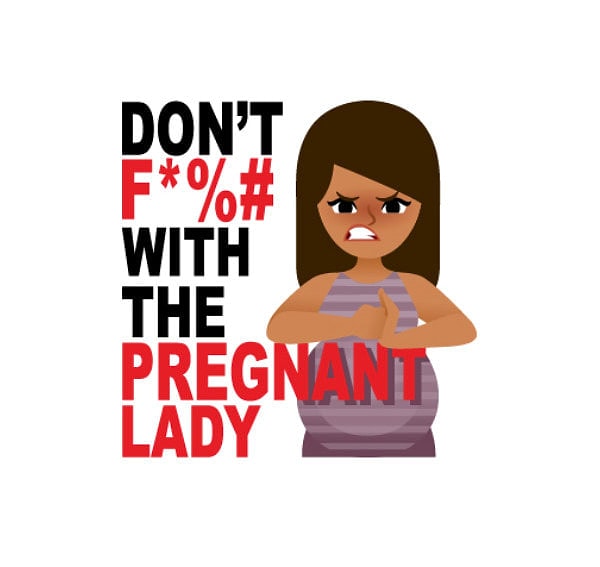 3. Эмодзи о гормональных изменениях в организме беременной женщины.