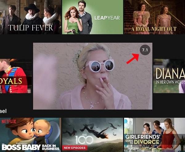 10. IMDb Ratings for Netflix adlı Chrome uzantısını indirerek Netflix'te bulunan dizi ve filmlerin anında IMDb puanlarını görebilirsiniz.