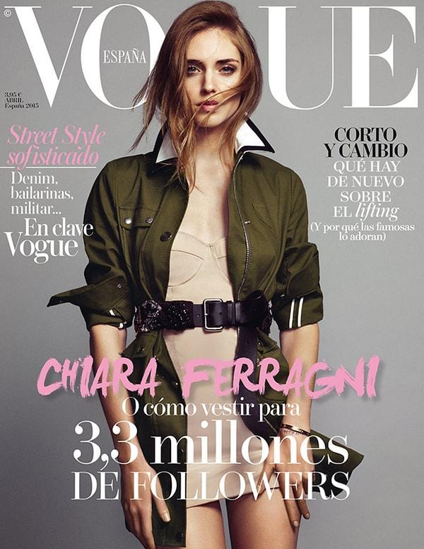 Vogue dergisine kapak olan ilk influencer olan Chiara Ferragni doğduğu İtalya'dan Los Angeles'a taşındı.