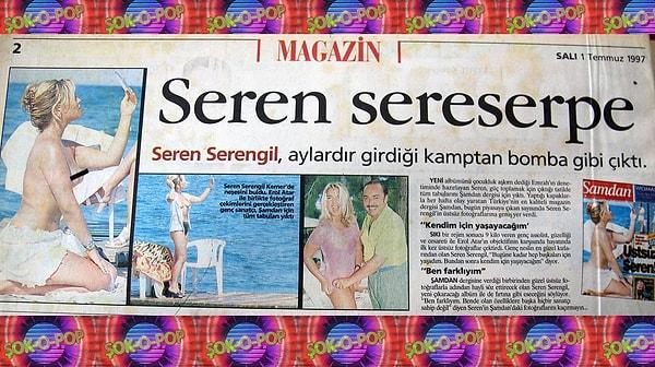 12. Seren Serengil'in "Annemin yazlığında gizlice çekmişler" dediği üstsüz fotoğraflarının sırrını Şokopop'tan öğrenelim