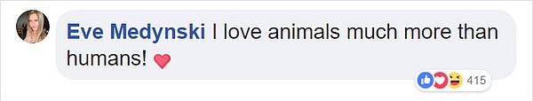 'Hayvanları insanlardan daha çok seviyorum.'