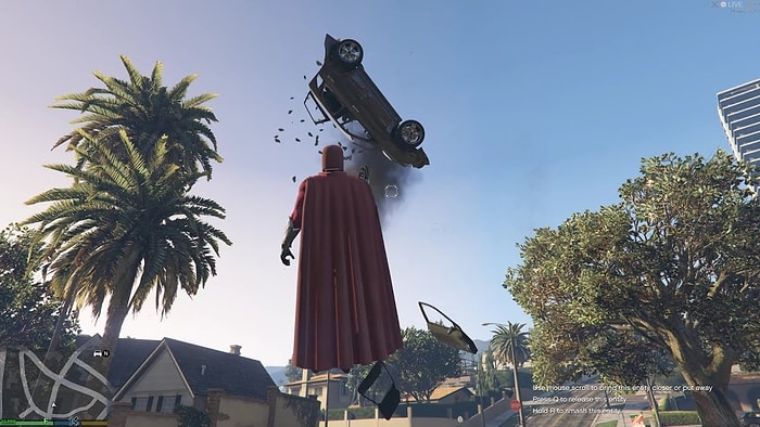 GTA 5 İçin Yapılmış Efsane Magneto Modu İle Metal Olan Her Şeyi Kontrol Edebilirsiniz!