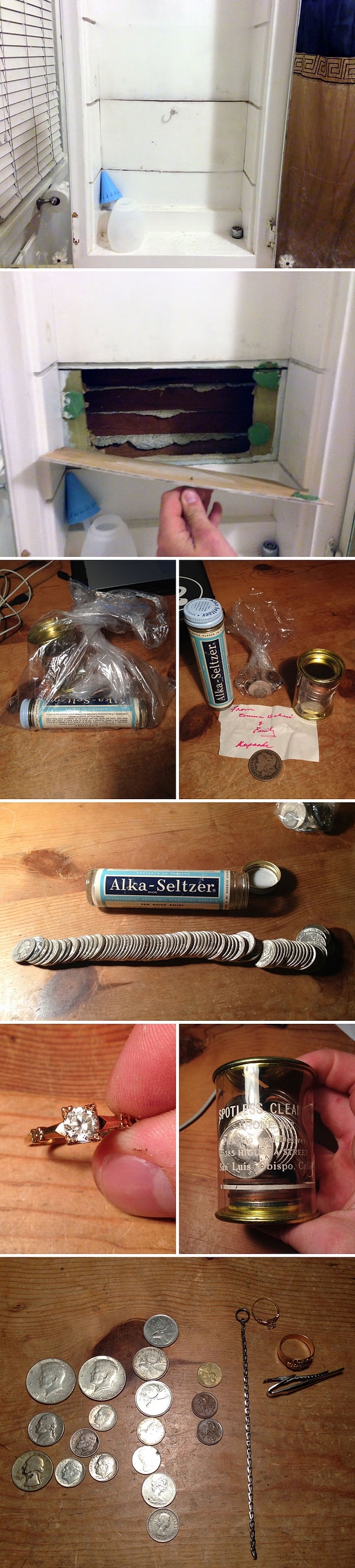 8. А кто-то обнаружил в своей ванной комнате целый клад
