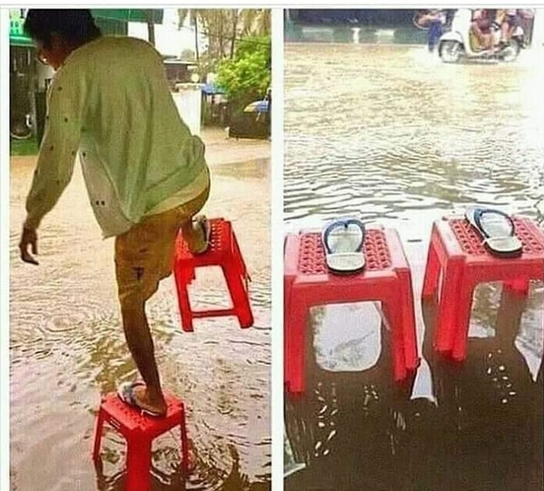 15. Когда так не хочется мочить шлепки