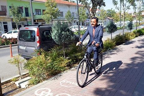 Kırşehir Belediye Başkanı ve Belediye Çalışanları Şehir İçi Ulaşımında Bisiklet Kullanacak!