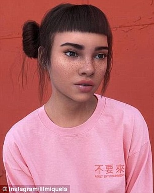 Balmain bilgisayar ortamında yaratılmış model kullanan ilk büyük tasarım markası olsa da, geçtiğimiz aylarda Instagram modeli Lil Miquela'nin bir sanal model olduğu ortaya çıkmıştı.