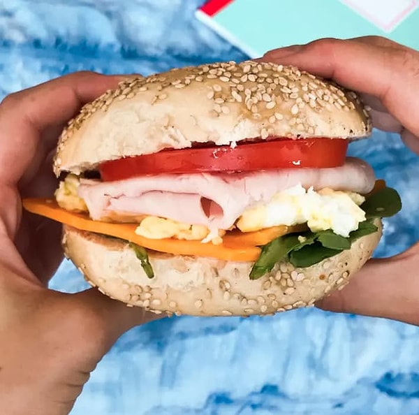 1. Сэндвич в бейгле