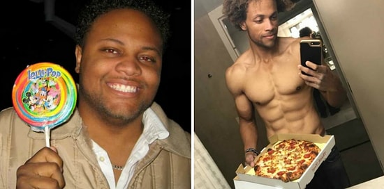 Парень похудел на 80 кг и стал выглядеть, как греческий бог, питаясь при этом бургерами и пиццей