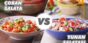 Sizin İçin Sofranın Tamamlayıcısı Hangisi? Çoban Salatası vs Yunan Salatası Nasıl Yapılır?