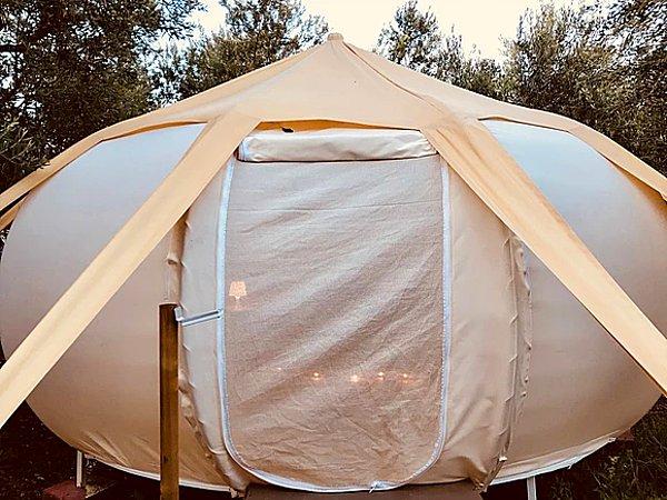 Glamping çadırlar, size özel otel konforu sunuyor anlayacağınız...