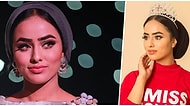 Müslüman Öğrenci Miss England Yarışmasında Türban Takarken Finalist Olmayı Başaran İlk Kadın Oldu!
