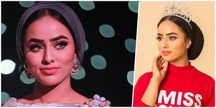 Müslüman Öğrenci Miss England Yarışmasında Türban Takarken Finalist Olmayı Başaran İlk Kadın Oldu!