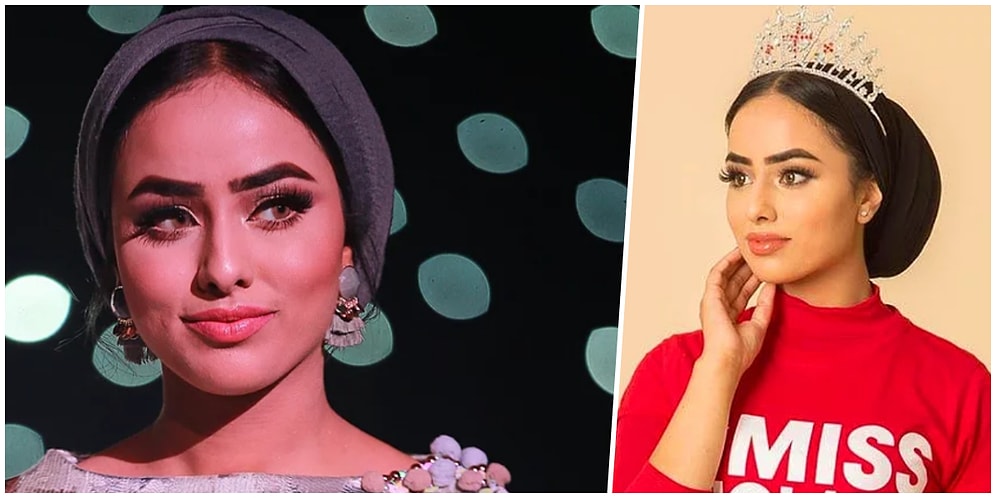 Müslüman Öğrenci Miss England Yarışmasında Türban Takarken Finalist Olmayı Başaran İlk Kadın Oldu!