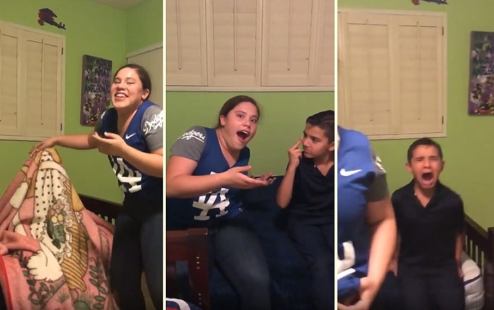 Sihirle Görünmez Olduğuna İnanan Çocuğun Hüngür Hüngür Ağladığı Efsane Anlar