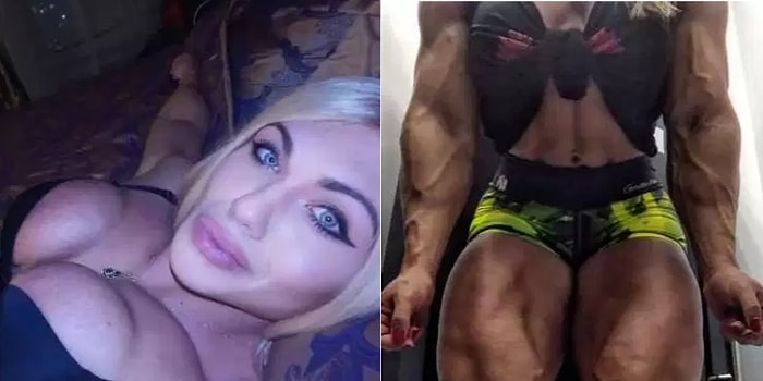 14 Yaşından Beri Vücut Geliştirme Sporu Yapan Rus Kadının Ağızları Açık Bırakacak Kadar İri Vücudu!