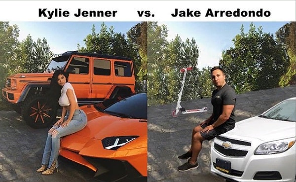 11. Также он создал несколько фотожаб, в которых высмеивает фото семейства Кардашян