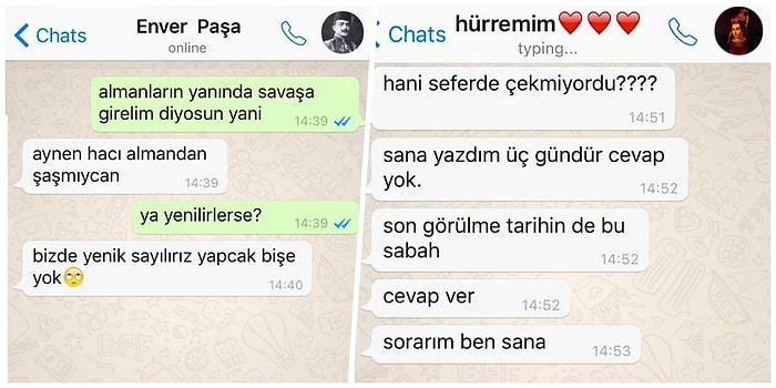 Tarihin Akışını Değiştiren Kişiler WhatsApp Kullansaydı Ortaya Çıkması Muhtemel 11 Diyalog