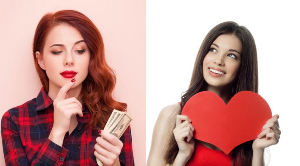 Девушки, что выберете: любовь или деньги?