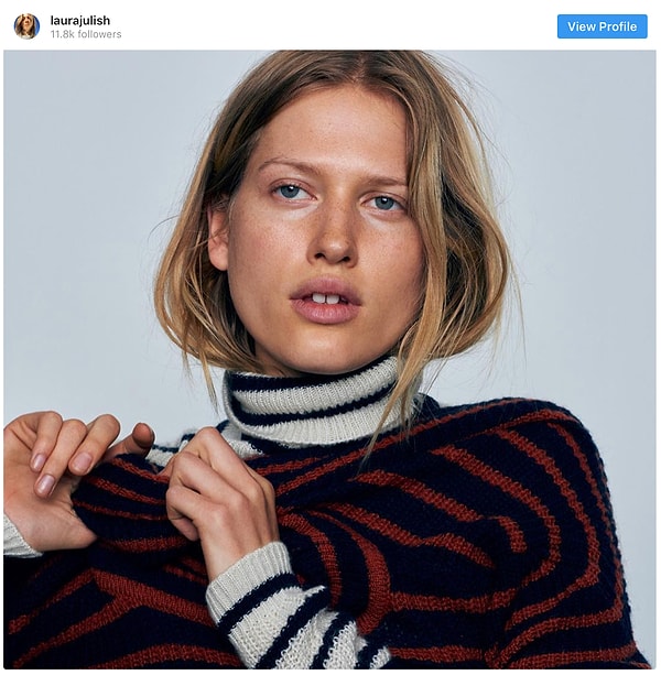 13. Вы только посмотрите на прекрасную и уверенную в себе Лауру Джули (Laura Julie).