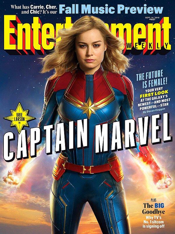 15. Veee gözümüz aydın, Captain Marvel'dan resmi görseller geldi!
