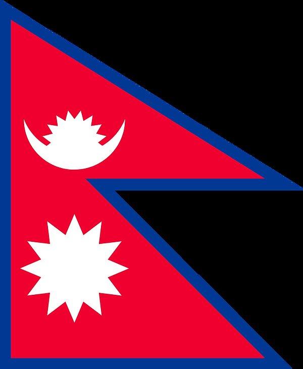 22. Nepal, bayrağı kare ya da dikdörtgen olmayan tek ülkedir.