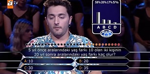 Kim Milyoner Olmak İster'de Beyin Yakan Yaş Farkı Sorusu