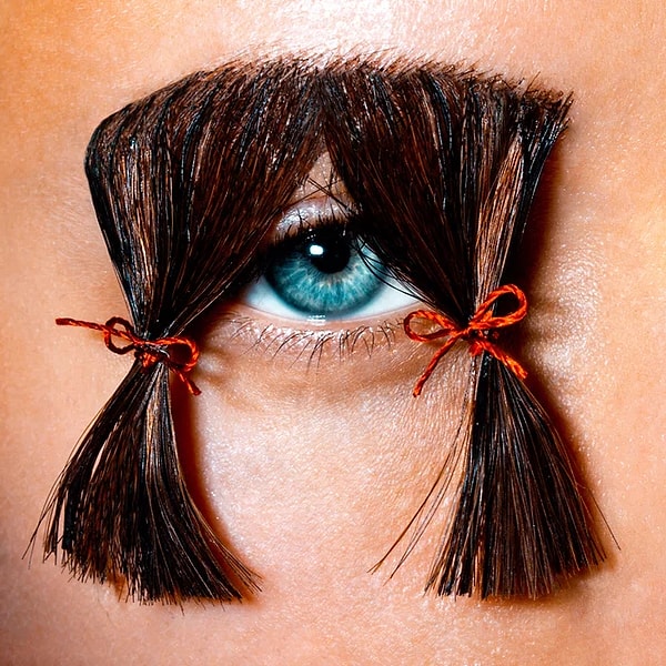 3. Ну или занавесочки из бровей: