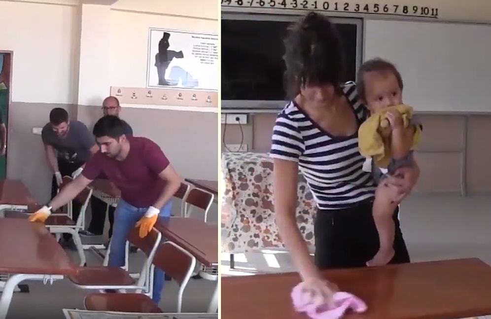 Yeni Eğitim-Öğretim Dönemi İçin Okulu Baştan Aşağıya Hazırlayan Öğretmenler!