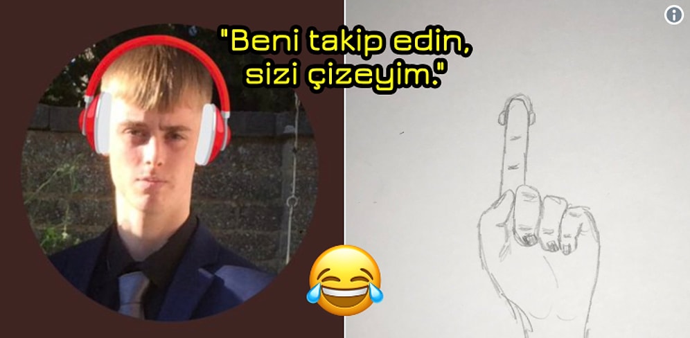 Bu Nasıl Bir Hayal Gücü Böyle? Derste Sıkılınca Takipçilerinin Resmini Çizen Twitter Kullanıcısı