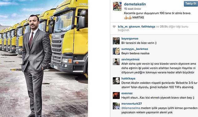 Oysa enişte beyimizin mesleği farklıydı tabii...