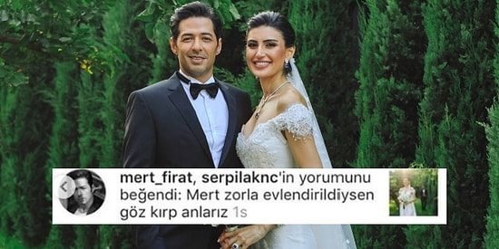 Zorla Evlendirildiysen Göz Kırp! Mert Fırat, Kendisine Yapılan Komik Yorumu Beğenince Ortalığı Karıştırdı!