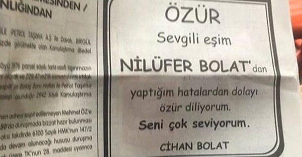 Bi' boklar yedim ama özür dilerim.