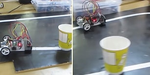 Bir Engelle Karşılaşınca Duran, Yön Değiştiren Otonom Robot Yapan Genç Mucit