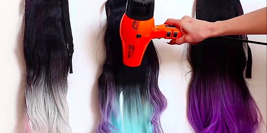 Художник создал парики, которые волшебным образом меняют цвет при высокой температуре