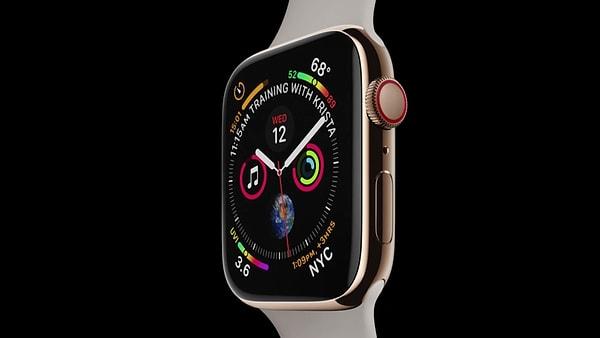 Lansmanda öncelikle Apple Watch 4 tanıtıldı.