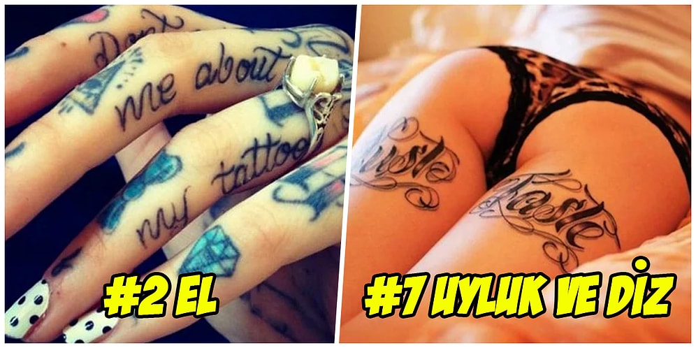 Yaptırmayı Düşünenler İçin Konuyu Kapatıyoruz: İşte Dövme Yapılırken En Çok Acı Veren Bölgeler